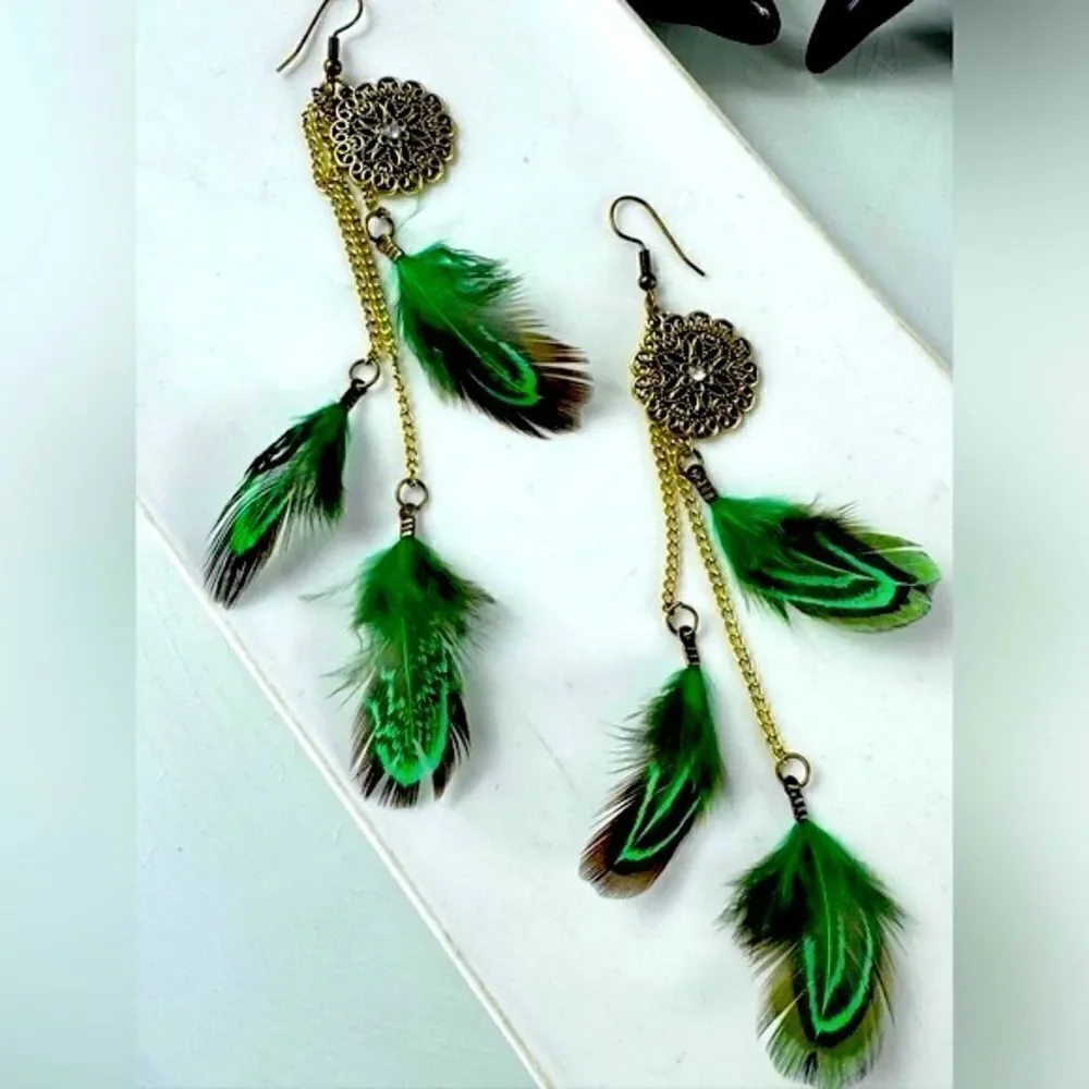 Romance Me Feather Earrings